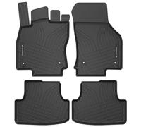 WALSER alfombrillas de coche premium compatibles con VW Golf VIII (CD1) 2019-Hoy, alfombrillas de coche de goma 100% a medida - made in EU