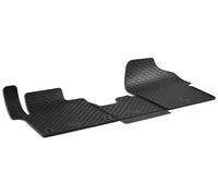 WALSER Alfombrillas de goma a medida DirtGuard compatible con Citroen Jumpy III/Peugeot Expert/Toyota Proace 2016-Hoy, Fiat Scudo 2022-Hoy, accesorio ovalado