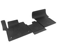 WALSER Alfombrillas de goma a medida DirtGuard compatible con Citroen Spacetourer/Peugeot Traveller/Toyota Proace Verso,Fiat Ulysee, Opel Zafira Bus
