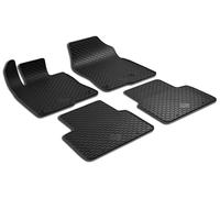 WALSER Alfombrillas de goma a medida DirtGuard compatible con Honda Civic X (FC, FK) 09/2016-2022, Honda Civic XI e:HEV Hybrid 2022 - Hoy