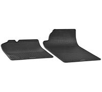 WALSER Alfombrillas de goma a medida DirtGuard compatible con Smart Fortwo 451 Coupe/Cabrio 2010 - 2015