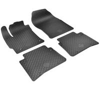 WALSER Alfombrillas de goma a medida DirtGuard compatible con Toyota Corolla 2018-Hoy, Suzuki Swace 2020-Hoy, también es apto para los híbridos