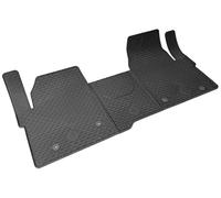 WALSER Alfombrillas de goma a medida DirtGuard compatible conFord Tourneo Custom V710 (NXN) 2024-Hoy, VW Caravelle T7 2024-Hoy, Ford Transit Custom V710 (NRN) 2023-Hoy