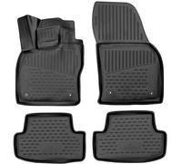 WALSER Alfombrillas de goma a medida XTR compatible con Audi Q2 06/2016-Hoy, alfombrilla coche, protector de suelo coche