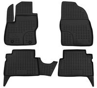 WALSER Alfombrillas de goma a medida XTR compatible con Ford Kuga 1 2008 - 2012, alfombrilla coche, protector de suelo coche