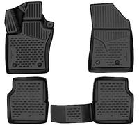WALSER Alfombrillas de goma a medida XTR compatible con Jeep Compass 01/2016 - Hoy