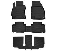 WALSER Alfombrillas de goma a medida XTR compatible con Mazda 5, 7-asientos (CW) 2010-2018, alfombrilla coche, protector de suelo coche