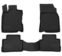 WALSER Alfombrillas de Goma a Medida XTR Compatible con Nissan Qashqai 2 SUV (J11) 11/2013-2021, Alfombrilla Coche, Protector de Suelo Coche