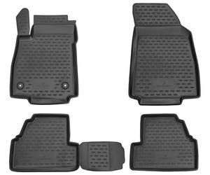 Walser Alfombrillas de Goma a Medida XTR Compatible con Opel Mokka 06/2012-2017, Alfombrilla Coche, Protector de Suelo Coche