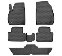 Walser Alfombrillas de Goma a Medida XTR Compatible con Opel Zafira Tourer C (P12), 7 Asientos 10/2011-Hoy, Alfombrilla Coche