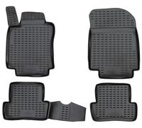 WALSER Alfombrillas de goma a medida XTR compatible con Renault Clio 3 01/2005-12/2014, Clio 3 Grandtour 2007-2012, alfombrilla coche