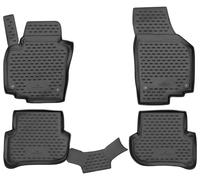WALSER Alfombrillas de goma a medida XTR compatible con Skoda Yeti 05/2009 - 12/2017, alfombrilla coche, protector de suelo coche