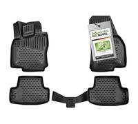 WALSER Alfombrillas de goma a medida XTR compatible con VW T-Roc 2017-Hoy, alfombrilla coche, protector de suelo coche