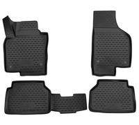 WALSER Alfombrillas de Goma a Medida XTR Compatible con VW Tiguan 1 (5N) 2007-2018, Alfombrilla Coche, Protector de Suelo Coche