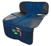 Walser Almohadilla de Asiento Infantil, Protector de Asiento Infantil, Funda de Plaza de Coche Antideslizante, Graffiti Compatible con ISOFIX Azul