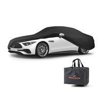 WALSER Avión Garaje completo suave y transpirable para uso interior Indoor Stretch, lona antipolvo Almacenamiento en invierno Coche Talla 2 negro