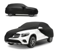 WALSER Avión Garaje Completo Suave y Transpirable para Uso Interior Indoor Stretch, Lona Antipolvo Almacenamiento en Invierno SUV/Van Talla 9 Negro