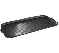 WALSER Bandeja Multiusos Safetray, Bandeja Universal para Botas, Bandeja de plástico, Bandeja de Goteo para Aceite Grande 99x47x3 cm Negro 28101