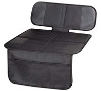 WALSER base de asiento infantil coche compatible Isofix George Premium, antideslizante protector de asiento infantil coche, base de plaza niños auto talla universal gris/negro