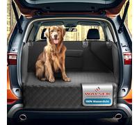 WALSER Bello funda de maletero, alfombra de maletero 3en1 con protector de umbral de carga y organizador, antideslizante para perros en el coche