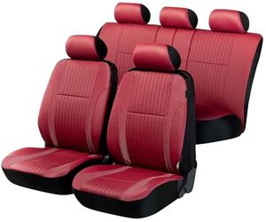 WALSER Car Seat Cover Complete Set Medway with Zipper, ZIPP-IT Premium Car Seat Covers for Normal Seats, 2 Front Seat Covers, 1 Rear Seat Cover