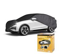 WALSER CarComfort Avión Garaje completo suave y transpirable para uso interior Indoor Eco, lona antipolvo Almacenamiento en invierno SUV/VAN Talla 10 negro