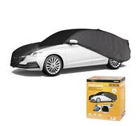 Walser CarComfort Cubierta de Coche Indoor Eco Combi XL, Funda de Coche Protectora de la Pintura para Uso Interior Gris/Negro