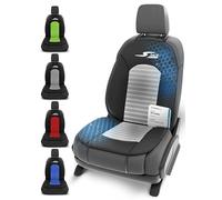 Walser CarComfort Cubierta del Asiento Coche S-Race, Premio Muy Bueno* Cubierta del Asiento Universal y la Almohadilla projectora Antracita/Negro