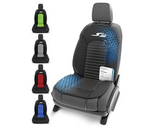 Walser CarComfort Cubierta del Asiento del Coche S-Race, Premio Muy Bueno* Cubierta del Asiento Universal y la Almohadilla projectora Negro