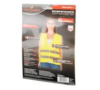 Walser Chaleco de Seguridad, Chaleco de Seguridad Talla Universal para Adultos, Chaleco Reflectante, Chaleco de Seguridad Coche, Chaleco de Amarillo