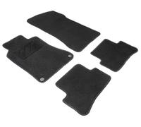 WALSER Comfort Alfombras de coche Velour fieltro de la aguja compatible con Mercedes-Benz Clase C Coupe (CL203) 03/2001-06/2011