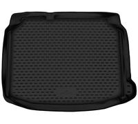 WALSER Cubeta de maletero a medida XTR compatible con Seat Leon hatchback (5F1) 5-puertas 09/2012-2020, alfombra maletero, bandeja maletero