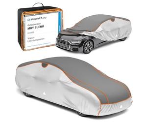 WALSER Funda antigranizo para el Coche Perma Protect, Galardonado Muy Bueno* Funda Repelente al Agua antigranizo para automóvil, Certificado por TÜV Austria* Lona para Coche, Funda para Coche Talla 4