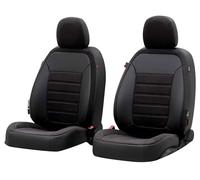 WALSER Funda de asiento Bari compatible con Nissan Qashqai/Qashqai +2 I 12/2006-04/2014, 2 fundas de un solo asiento para asientos normales