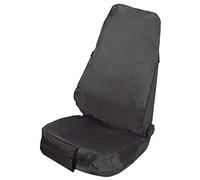 WALSER Funda de asiento de coche Dirty Harry, Funda de asiento de coche universal de poliéster, Funda asiento taller, Funda protectora coche negro