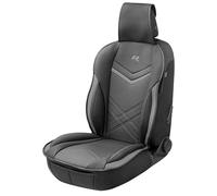 Walser Funda de Asiento de Coche Rey, Universal Almohadilla Protectora en Negro-Gris, para Coches y Camiones con aspecta de Carreras