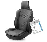 Walser Funda de Asiento de Coche Rey, Universal Almohadilla Protectora en Negro, para Coches y Camiones con aspecta de Carreras