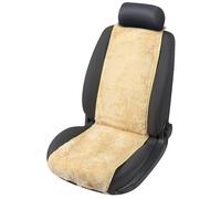Walser Funda de Asiento de Piel de Cordero Cosmo, Funda de Asiento de Coche 100% Piel de Cordero, Funda de Asiento de Piel de Cordero, Protector de Asiento de Piel de Cordero Beige