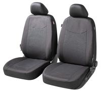 Walser Funda de Asiento Speedway con Cremallera, Zipp-IT Fundas para asientso Delanteros Negro 11858