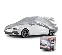 WALSER Funda de Coche All Weather Light Full Garage Combi Talla M Gris Claro, a Prueba de Polvo con protección UV, fijación de Correa Reforzada