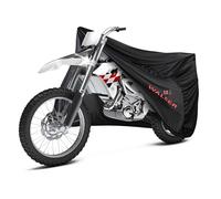 WALSER Funda Moto Indoor XL 255x110x135 cm - Cubierta Moto Stretch Transpirable, Proteccion Anti-polvo XXL para Motos Grandes & Choppers, Garaje Moto Interior negro in olsa
