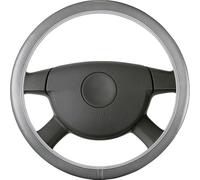 Walser Funda para Volante de Coche, Agarre Suave, Funda Protectora para Volante de Coche, de Carbono, Funda para Volante de Coche, Funda de Invierno/Volante de Verano, Antideslizante, Color Gris