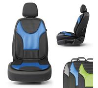 Walser Grafis Seat Cover, Funda Universal para el Asiento del Coche y Almohadilla Protectora, Protector del Asiento del Coche Negro-Azul