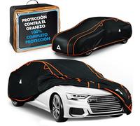 WALSER lona de protección antigranizo para coche Galardonado Muy Bueno* funda repelente al agua antigranizo, certificado por TÜV Austria* Perma Protect Complete, lona de protección Talla 3 negro