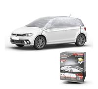 WALSER Lona para coche All Weather, 100% Lona impermeable para coche, cubierta semicubierta Talla 1 Auto plateado