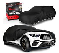 WALSER Lona para Coche All Weather, 100% Lona Impermeable para Coche, Garaje Completo Talla 7 SUV/Van Negro