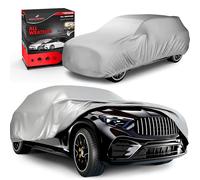 WALSER Lona para Coche All Weather, 100% Lona Impermeable para Coche, Garaje Completo Talla 8 SUV/Van Plata