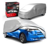 WALSER Lona para Coche All Weather, 100% Lona Impermeable Transporter, Cubierta autobús Talla 11 Plata