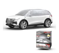 WALSER Lona para Coche All Weather Basic, 100% Lona Impermeable para Coche, Lona Impermeable para Coche, Medio Garaje tamaño XL Plata