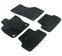 WALSER Premium Alfombras de Coche Velour Fieltro de la Aguja Compatible con VW Passat B7/B7 Variant 08/2010-12/2015, CC B7 11/2011-12/2016